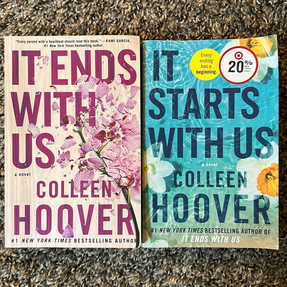 Colleen Hoover Book Bundle: It Ends With Us & It Starts With Us